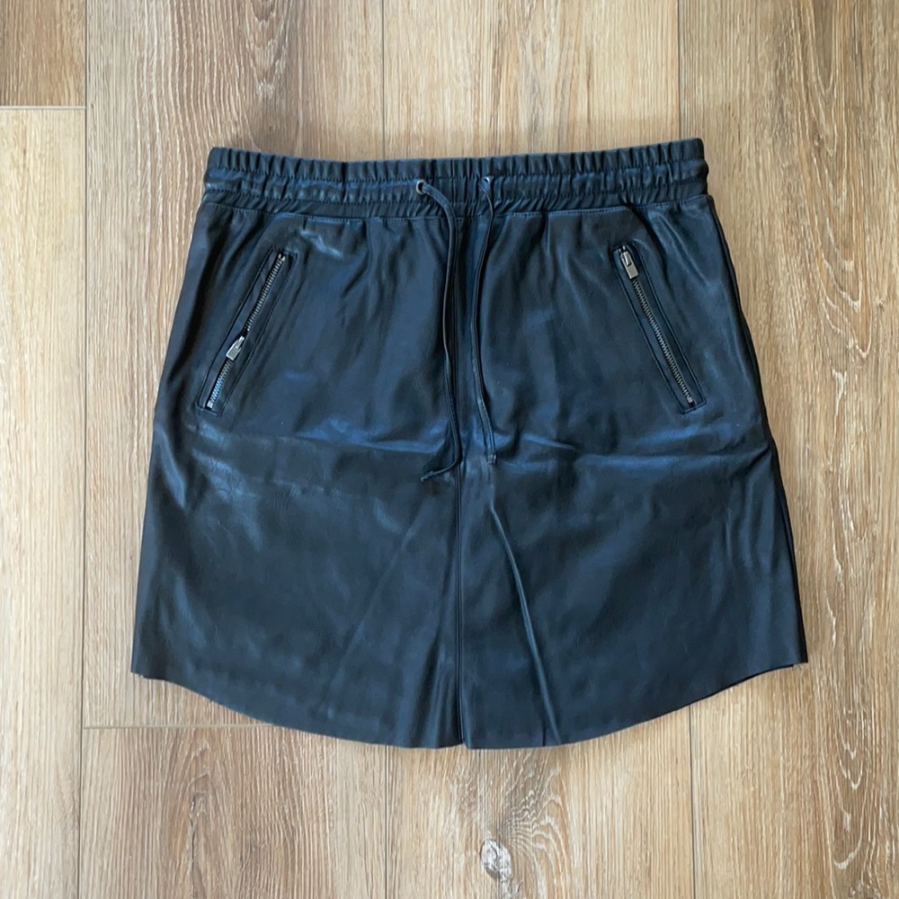 Faux Leather Skirt